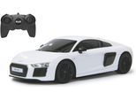 RC-Auto JAMARA "Deluxe Cars, Audi R8 2015, 1:24, weiss 2,4GHz", weiß, Fernlenkfahrzeuge, KinderB:8,7cm H:5,5cm T:18,5cm, RC-Auto, B:8,7cm H:5,5cm T:18,5cm