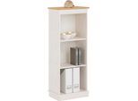 Bücherregal OTTO HOME "Indra", gelb (weiß, honig), B:46cm H:117cm T:32cm, Massivholz, Regale, Bücherregal, aus massiver Kiefer, in verscheidenen Höhen, mit FSC