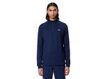 Lacoste Heren Logo Mock Neck Sporttop (Marineblauw)