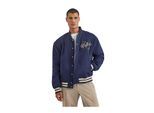 Nautica Heren Dreman Letterman Jas (Donkere marine)