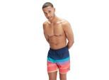 Speedo Heren Zwemshort met Kleurverloopprint (Koraalverloop)