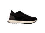 Boss Heren Jonah Run Leren Trainers (Zwart)