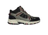Skechers Leren wandelschoenen voor heren met Hillcrest-logo (Natuurlijk/Zwart)