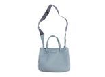 Emporio Armani Dames/Dames Logo Schoudertas (Blauw)