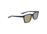 Nike Unisex zonnebril voor volwassenen met vierkant montuur (Marineblauw/Bruin/Goud)