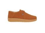 Lambretta Heren Panda Veterschoenen Plat Casual (Tan)