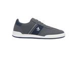 Original Penguin Heren-sneakers met strepen en logo (Houtskool)