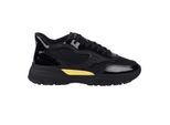 Lavair Heren Pacific 2.0 Nappa Leren Chunky Flat Sneakers (Zwart/Geel)