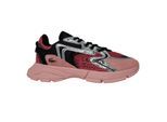 Lacoste Dames L003 Neo-leer, stevige platte sneakers (Bloemenroze)