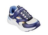 Skechers Bobsbamina Colour Block-sportschoenen voor kinderen (Wit/zwart/blauw)