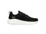Skechers Bobsbflex gebreide instapsneakers voor dames (Zwart)