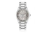 Quarzuhr MARC LAUDER "MF5-B262S", silber, Armbanduhren, Herren, Quarzuhr