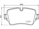 MAGNETI MARELLI Bremsbelagsatz, Scheibenbremse 363700485161 für Audi SEAT VW SATURN
