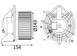 MAHLE Innenraumgebläse ab438000s für MINI