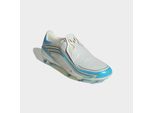 Fußballschuh ADIDAS PERFORMANCE "F50 MESSI PRO FG", Damen, Gr. 45, ivory, semi blau burst, icey blau, Synthetik, Schuhe Fußballschuh, Außensohle für Rasen und feste Böden