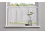 Scheibengardine OTTO HOME "Louvelle" Gr. 1, weiß, B:90cm H:30cm, Polyester, Gardinen, Leinenoptik, Scheibengardine, modern, basic