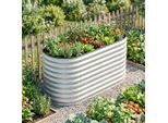 Prestige Home , Silberfarben , Metall , 1000 l , 80x80x160 cm ,