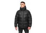 Crosshatch Heren Polyester Gequilt Jacket (Zwart)