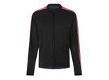 Diesel Heren Contrast Paneel Lange Mouwen Motojack (Zwart/Rood)