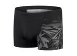 Speedo Geometrische zwemshort heren (Zwart/Grijs)