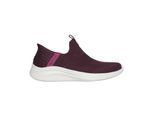 Skechers Dames Ultra Flex 3.0 Slip-on Sneakers (Wijn)