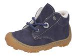 Lauflernschuh PEPINO BY RICOSTA "CORY, WMS: weit", Baby, Gr. 22, navy, Leder, Schuhe Lauflernschuh, Babyschuh, Winterstiefel mit Warmfutter, Größenschablone zum Download