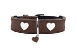 Hunter Hundehalsband love braun M