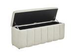 Novel Sitzbank, Beige, Kunststoff, 2-Sitzer, 120x46x41 cm, Truhe im Sitz, Esszimmer, Bänke, Sitzbänke