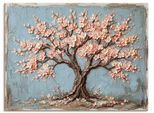 Leinwandbild OTTO HOME "Baum in Blüte", rosa (farbe bild(er): pink), B:120cm H:80cm T:2cm, Canvas, Bilder, Leinwandbild, in verschied. Größen