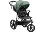 Dreirad-Kinderwagen HAUCK "Runner 3, Jungle Green", Kinder, grün (jungle grün), Kinderwagen, mit XXL-Lufträdern u. Handbremse; bis 22 kg belastbar