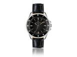 Quarzuhr PHILIPP BLANC "PA8-S070S", schwarz croco, Armbanduhren, Herren, Quarzuhr