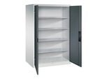 C+P Schwerlastschrank Acurado, 1950x1200x800mm, 7035/7016 ; C + P Möbelsysteme (8934-052|S10171)