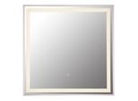 GLOBO LIGHTING Spiegelleuchte "RIVAS", silber (silberfarben), H: 50cm, 1 Stk., Leuchten, Spiegel Flur Schlafzimmer Badezimmer dimmbar Farben, Spiegelleuchte