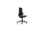 bimos Arbeitsstuhl ESD Neon 2, blau Sitzhöhe 450-620 mm mit Rollen, ohne Polster (9563E-9999-3277)