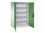C+P Schwerlastschrank Acurado, 1950x1200x800mm, 7035/6011 ; C + P Möbelsysteme (8934-052|S10174)