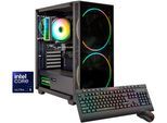 GAMEMAX Gaming-PC "Black Hole 8168 Intel Core Ultra 5 245KF 32GB DDR5 1TB SSD RX 9070", schwarz, Microsoft Windows 11 Home (64 Bit), 32 GB RAM 1.000 GB SSD, Desktop-PCs, Windows 11, DDR5 RAM