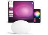 Philips HUE Led-Tischleuchte , Weiss , Glas , rund , warmweiss, tageslichtweiss , 32.1x28.1x32.1 cm , Smartphone-Steuerung , Lampen & Leuchten, LED Beleuchtung, LED-Tischleuchten
