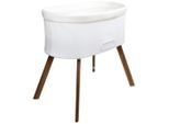 Jimmylee Beistellbett , Naturfarben, Weiss , Metall, Kunststoff, Textil , 58.6x87x89 cm , RoHS, EN 71 , Bezug abnehmbar, Bezug waschbar , Baby- und Kindermöbel, Babyzimmer, Babybetten, Beistellbetten