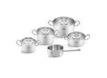 Topf-Set FISSLER "Original-Profi Collection", silber (silberfarben), Töpfe, Topf-Set, Made in Germany