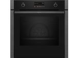NEFF Pyrolyse Backofen "B6ACP7AG3", Energieeffizienz: A+, grau, B:59,4cm H:59,5cm T:54,8cm, Backöfen, Hide Backofentür & knusper-gesunde Air Fry-Funktion, Pyrolyse Backofen