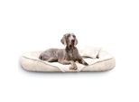 Tierlando XENIA - Orthopädisches Hundebett / Hundesofa creme 1,15 m, 20 cm, 90 cm