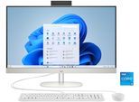 HP All-in-One PC "27-cr0009ng", weiß (shell weiß), Windows 11, Iris Xe, 16 GB RAM 512 GB SSD, Desktop-PCs, All-in-One PC