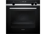 SIEMENS Pyrolyse Backofen "HR578GFS7F", Energieeffizienz: A+, grau (edelstahl), B:59,4cm H:59,5cm T:54,8cm, Backöfen, Automatische activeClean-Reinigung & smarter Kochassistent, Pyrolyse Backofen