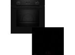 NEFF Backofen-Set "BX46PIB0", Energieeffizienz: A+, schwarz, Herdsets, Mühelose Pyrolyse-Reinigung & Backen auf 3 Ebenen mit CircoTherm, Backofen-Set