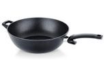 Wok FISSLER "Adamant", schwarz, Ø:32cm, Pfannen, Wok, induktionsgeeignet, kratzfeste Antihaft-Beschichtung, Made in Germany