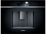 SIEMENS Einbau-Kaffeevollautomat "CT718L1B0", schwarz, B:59,4cm H:45,5cm T:38,5cm, Kaffeevollautomaten, autoMilk Clean für Hygiene & verschleißfreies ceramDrive Mahlwerk, Einbau-Kaffeevollautomat