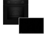 NEFF Backofen-Set "BX38IB0", Energieeffizienz: A+, schwarz, Herdsets, CircoTherm zum Backen auf 3 Ebenen & Powerstufe für schnelle Hitze, Backofen-Set