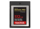 SANDISK Speicherkarte "CF Extreme PRO CFexpress, Typ B", schwarz, 512 GB, Speicherkarten, Speicherkarte