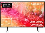 SAMSUNG LED-Fernseher, Energieeffizienz: G, schwarz, 65 ″, Fernseher, Crystal UHD, Q-Symphony, Dolby Surround Sound, Triple Tuner, Smart-Hub, LED-Fernseher