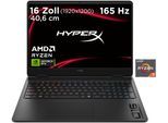 HP Gaming-Notebook "HyperX OMEN 16-ap1290ng", shadow schwarz, 16 GB RAM 512 GB SSD, Ryzen 9, Windows11Home64-Bit, Notebooks, Gaming-Notebook